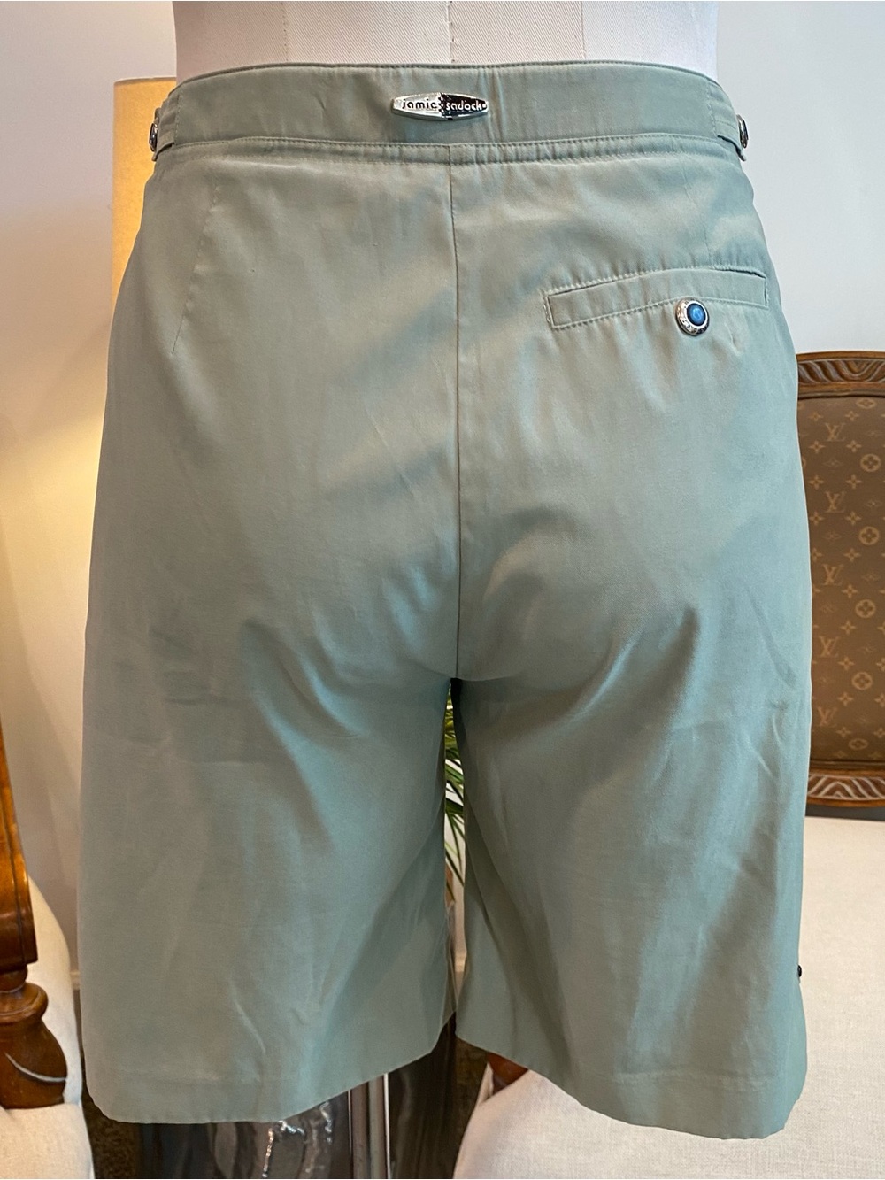Sage Green Women's Golf Shorts, Size 8 30" Waist - Picture 3 of 6